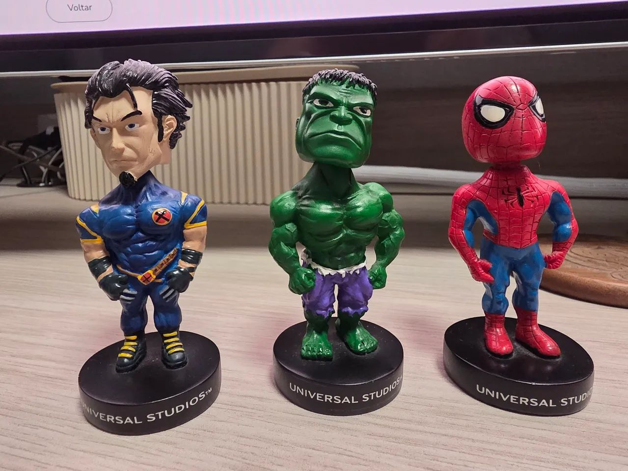 Kit Bonecos Hulk Homem Aranha Wolverine Universal Studios Originais