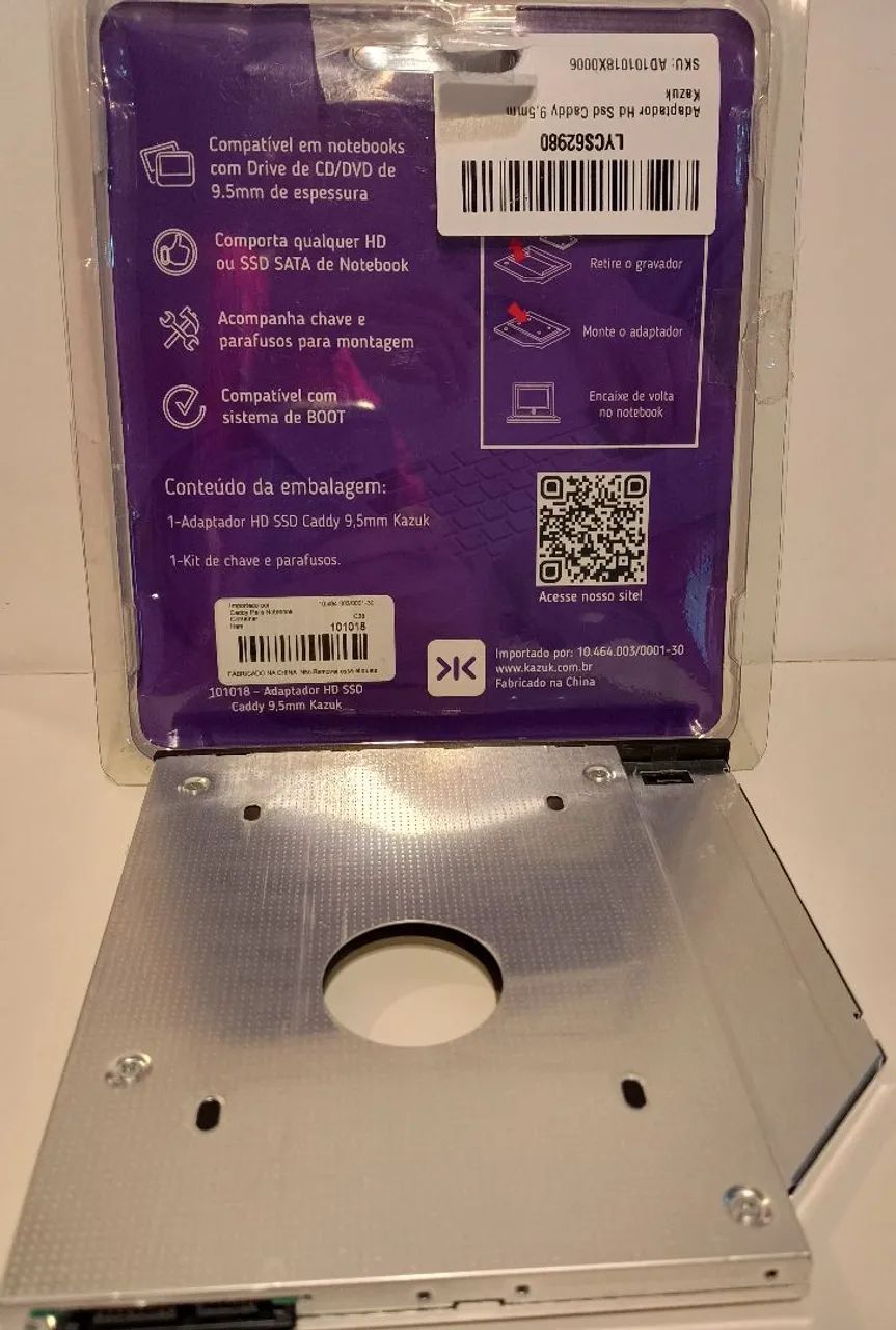 Adaptador HD/SSD 9.5mm - Foto 3