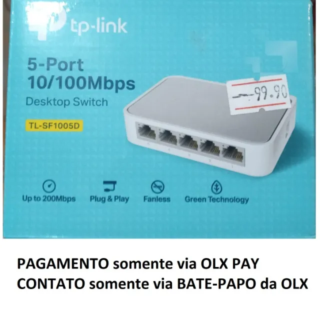 Switch TP-LINK de mesa de 5 Portas 10/100Mbps TL-SF1005D