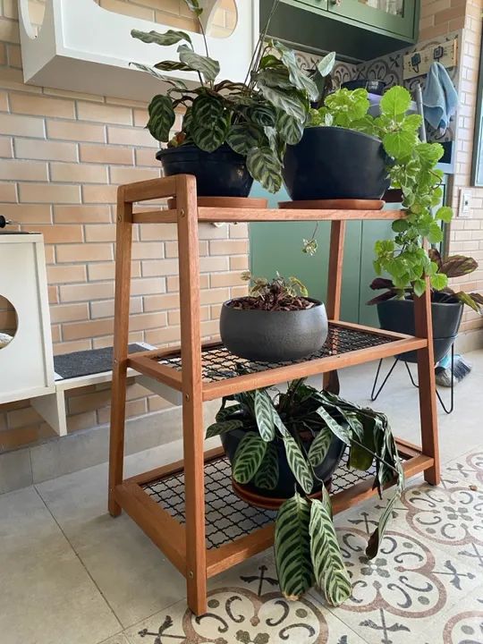 Floreira horizontal de madeira de eucalipto  - Foto 4