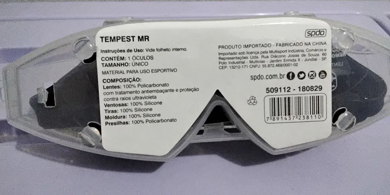 Óculos de Natação Spdo Tempest Mirror original - Foto 3