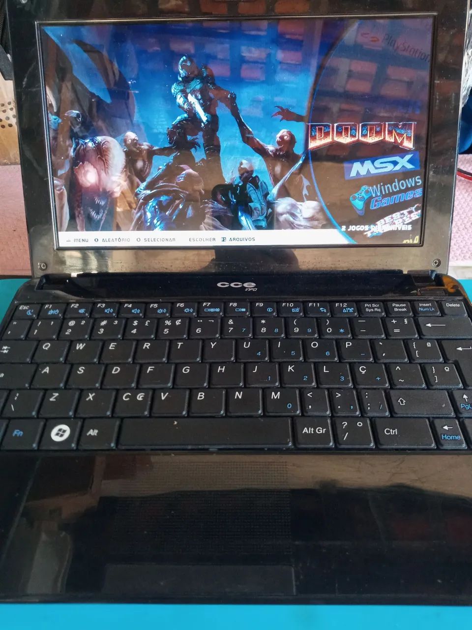 Netbooks cce info com sistema de jogos Batocera - Foto 4