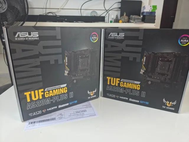 PLACA MÃE AM4 A520 ASUS TUF NOVA LACRADA - Foto 2