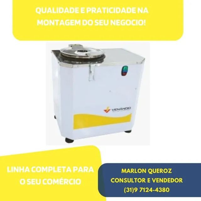 Amassadeira Rápida 7KG Venâncio 127/220v Nova 