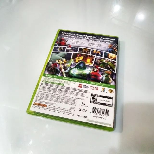 Lego Marvel Super Heroes Xbox 360 Físico Standard Usado Jogos