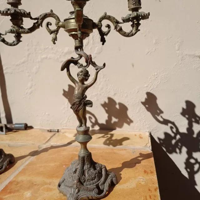 Candelabro rústico