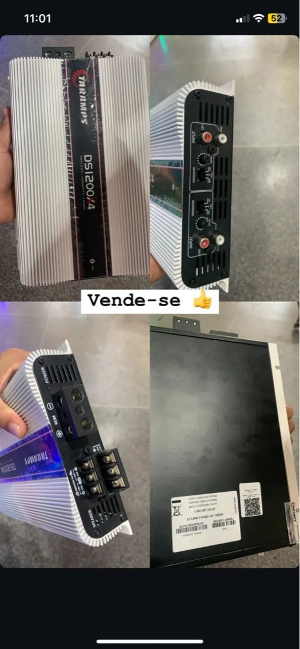 Amplificador Taramps DS1200x4