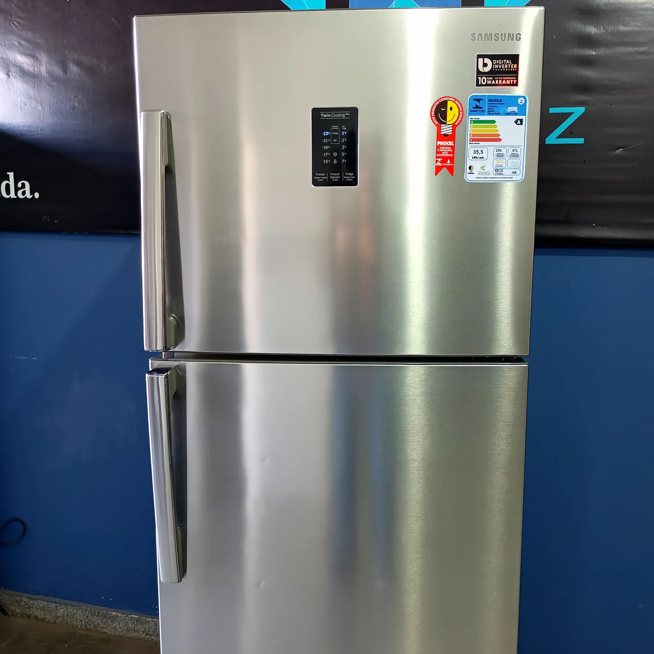 Geladeira Samsung Tecnologia Inverter! Tensão 220V.