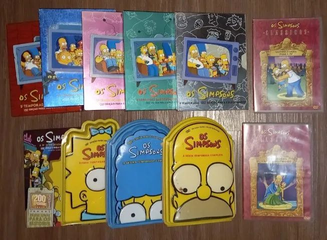 Coleção DVD Simpson 1 a 9 mais 2 clássicos