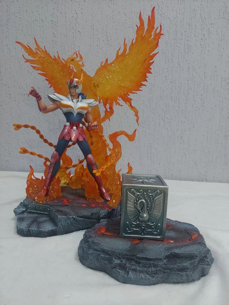Estátua ikki de fenix foc studio 1/6