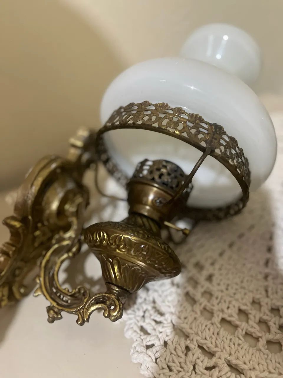 Par de arandelas em bronze.