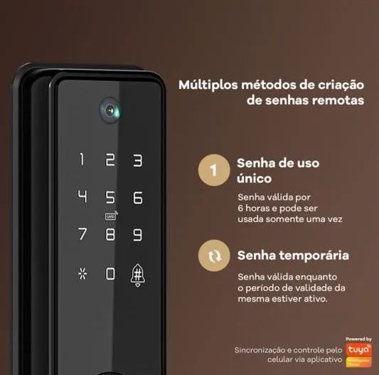Fechadura Digital Inteligente com Biometria e Wi-Fi - Foto 2