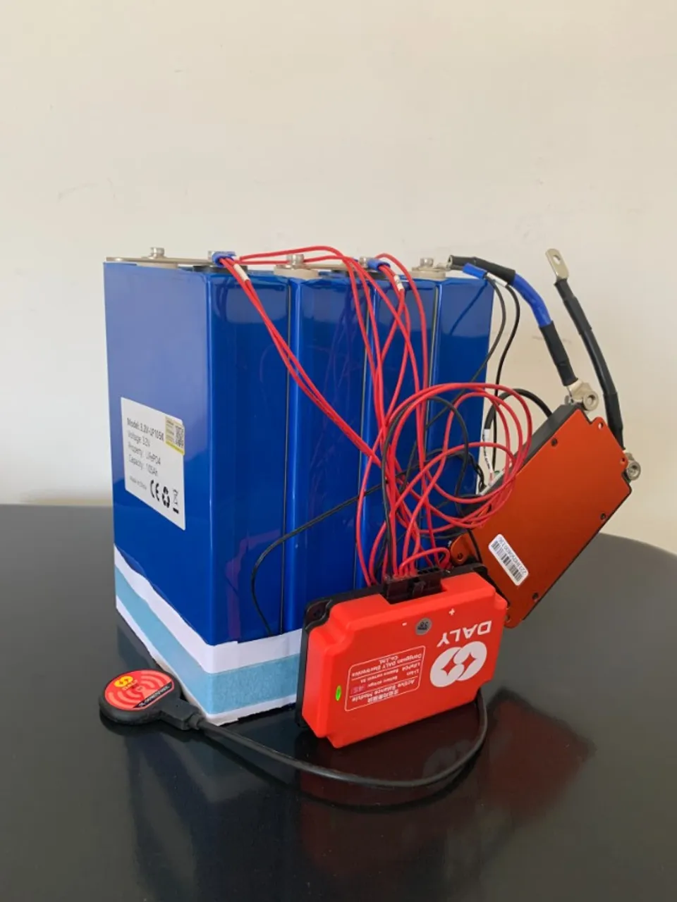 Bateria 12v de 105a smart liitokala + inversor 1600w + carregador