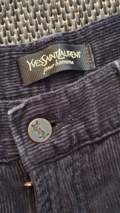Calça Yves Saint Laurent Vintage com CGC - Foto 4
