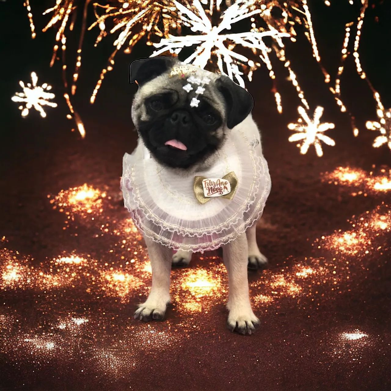 Pug Mini  fêmea com 2 aninhos - Foto 5