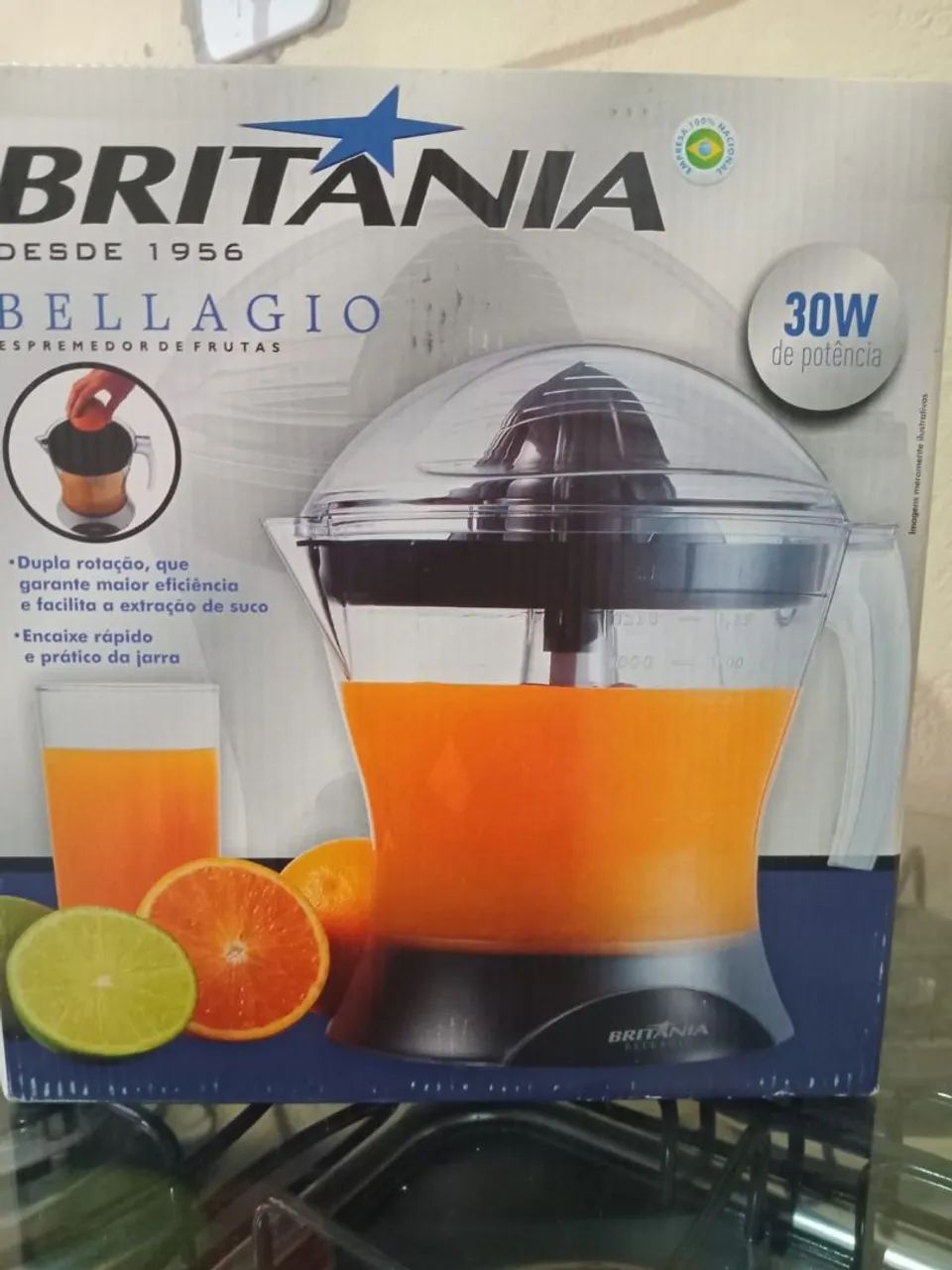 Espremedor de frutas Britânia Bellagio 30W