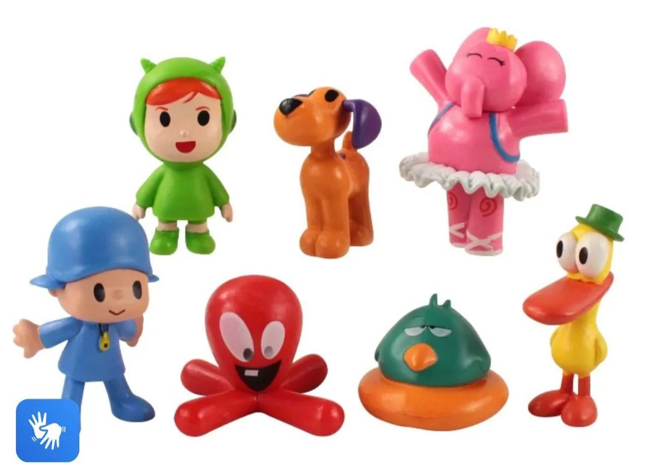 Bonecos da pocoyo 7 peças - Foto 4