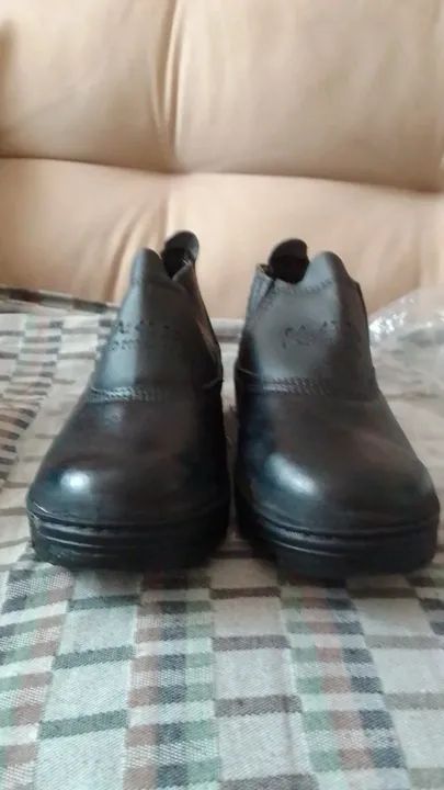 Bota de segurança EPI.