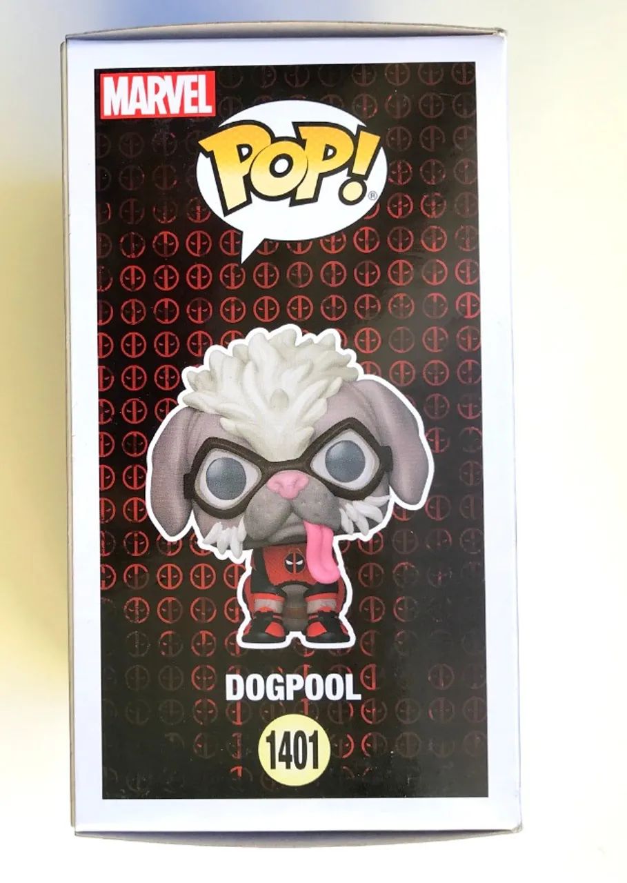 Boneco Funko Pop! Marvel Deadpool & Wolverine Dogpool 1401 Original  - Foto 3