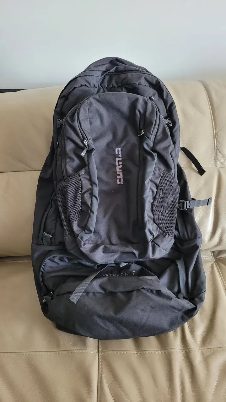 Mochila Curtlo Journey 70+17 - Preta