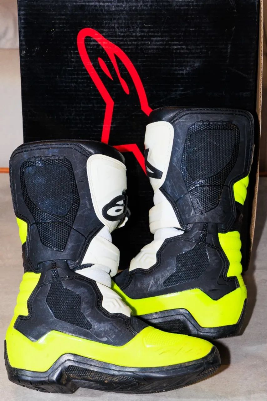 Bota Motocross AlpineStars Tech 3S Youth Infantil tam 36/37 - Foto 5