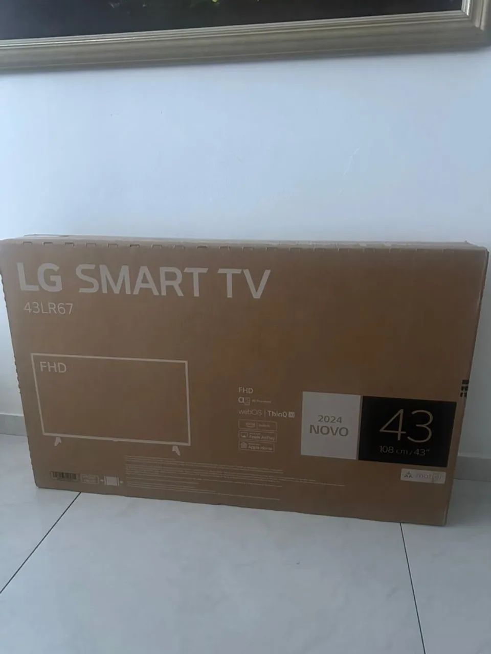 [NOVA] Smart TV LG 43 polegadas NOVA LACRADA NA CAIXA - Foto 2