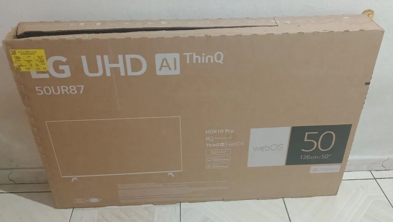 Caixa de 50 polegadas