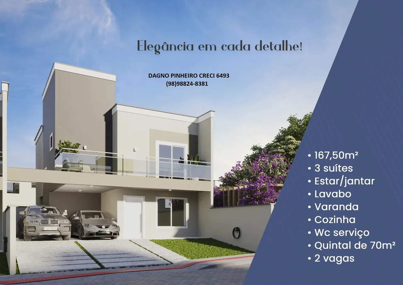 114 LANÇAMENTO DE CONDOMINIO FECHADO NO ALTO DO CALHAU COM 38 UNIDADES DE CASAS DUPLEX COM