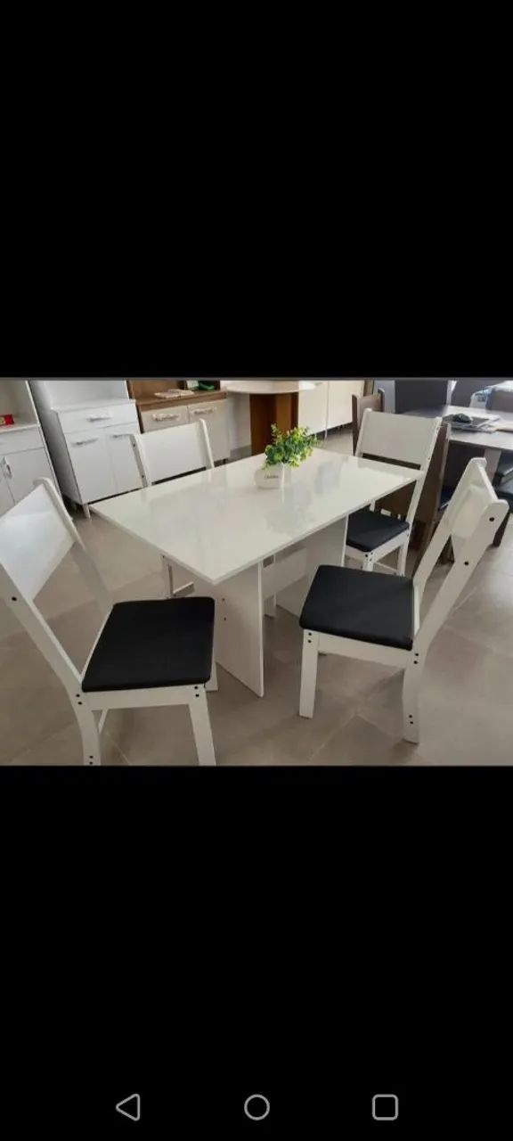Conjunto De Mesa Karla Nova/Entrega É Montagem Disponível  - Foto 2