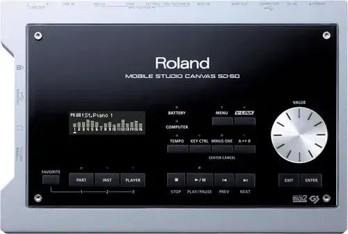 Promoção* Modulo Midi para Teclado - Roland SD-50 Mobile Studio