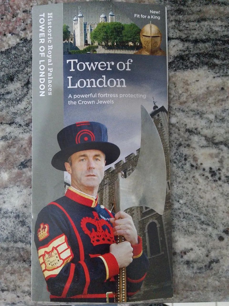 Flyer Tower of London para colecionador 