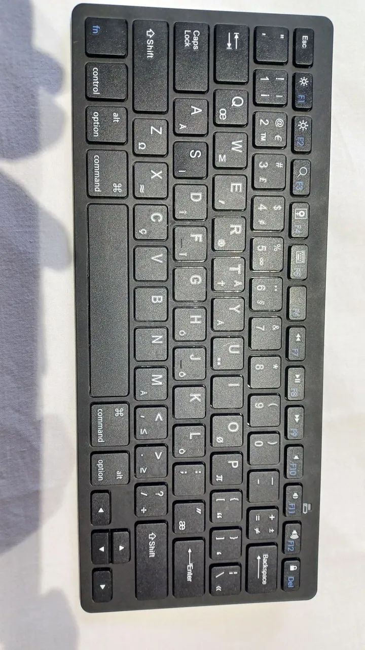 LTeclado Bluetooth Slim - Design Moderno preto