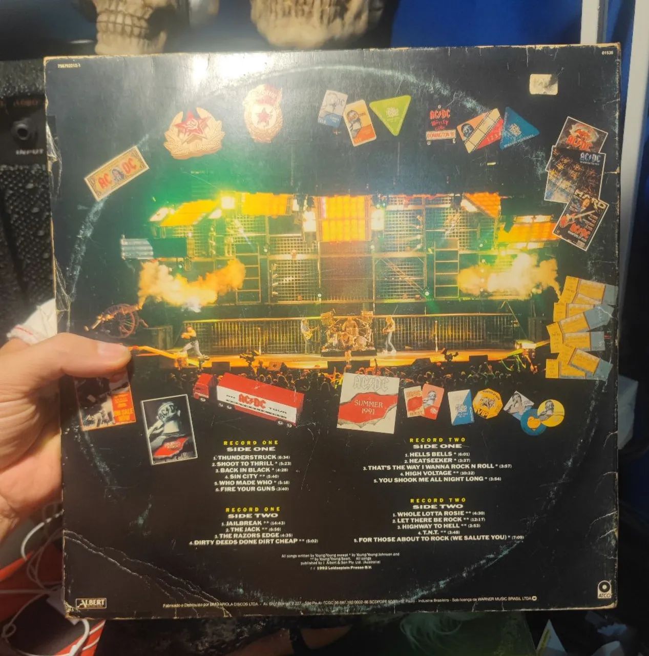 AC/DC Live - Disco de Vinil duplo 1992 - Foto 4
