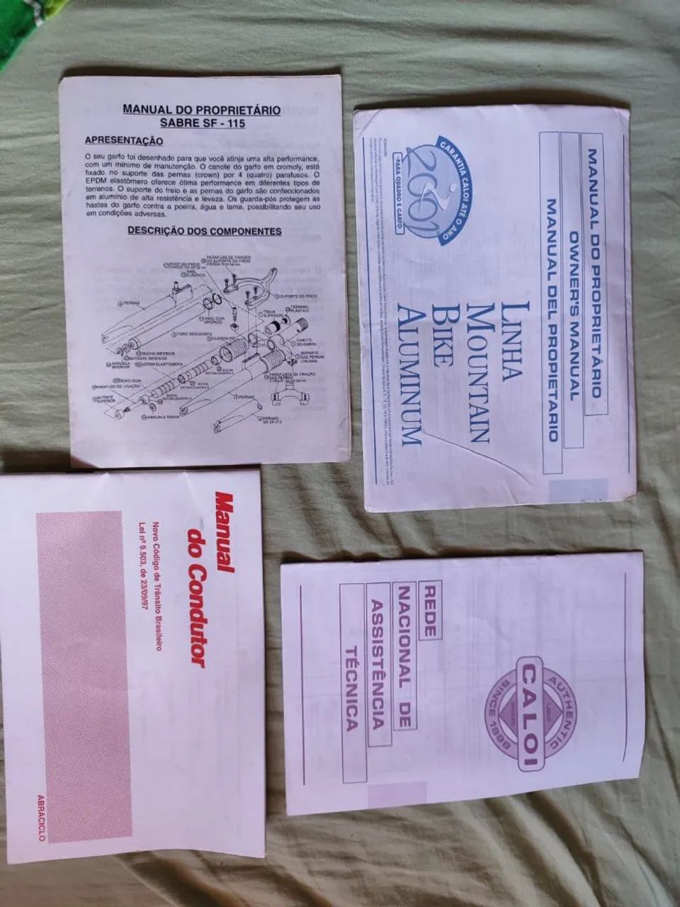 Manual Caloi alumínio anos 90  - Foto 2