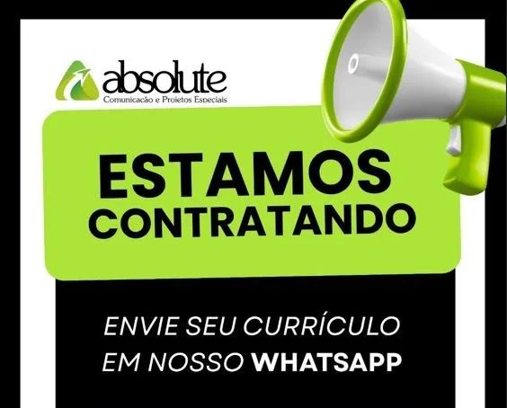 ESTAMOS CONTRATANDO - GRÁFICA RÁPIDA DIGITAL E COMUNICAÇÃO VISUAL 1