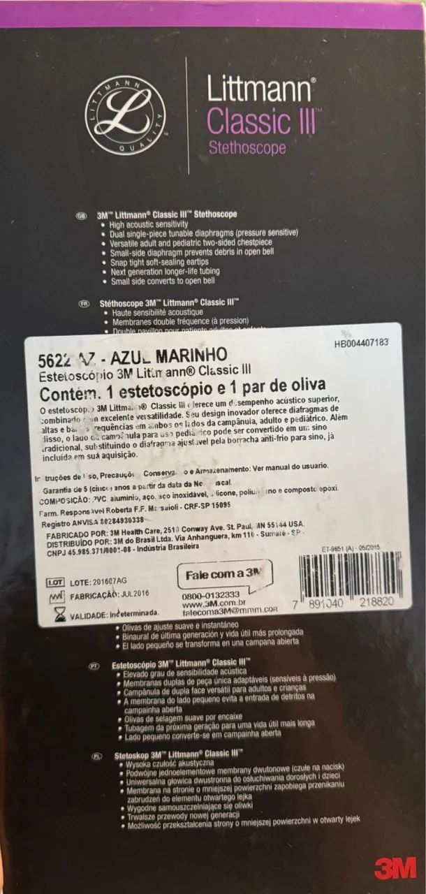 Estetoscópio 3M Littmann - Foto 3
