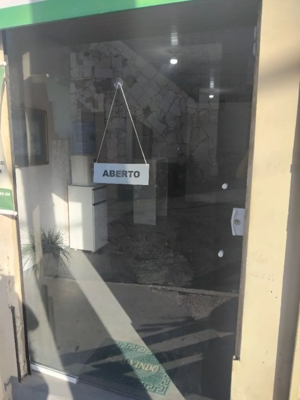 Porta de vidro de correr