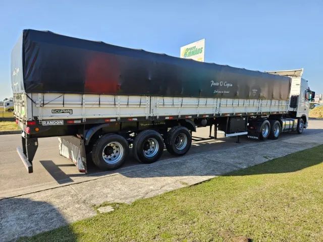 Volvo FH 460 6x2 Globetrotter Ano 14 teto alto aut + Graneleiro Randon Ano 16 12.40 x 1.80 - Foto 10