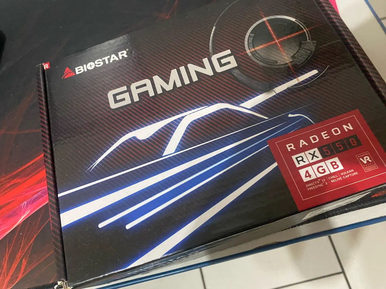 Placa de vídeo Rx 550 4gb