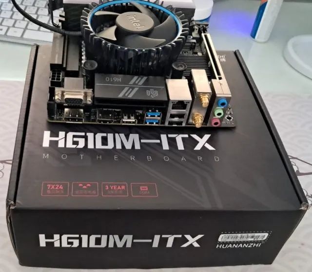 Placa mãe H610m mini Itx (Nova) i3 12100F Memo 2x8gb Leiam o anuncio! - Foto 3