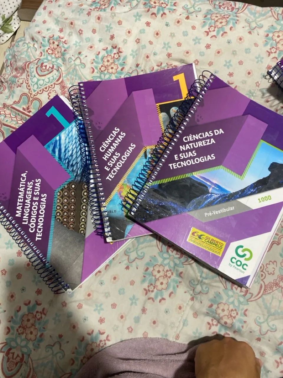 26 livros 1 ao 10 Volume Livros didáticos COC Pré-Vestibular 