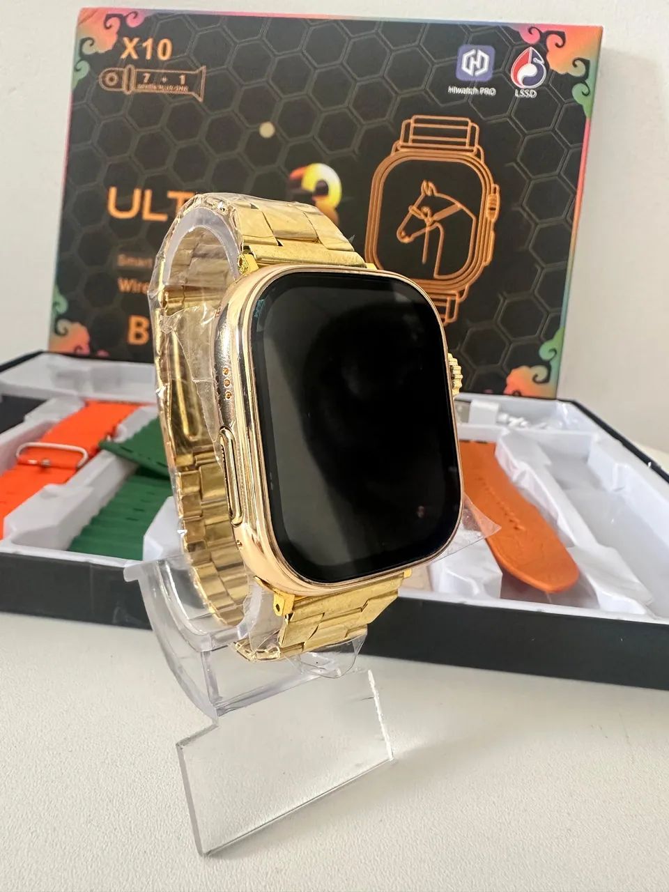 Relógio dourado - Foto 2