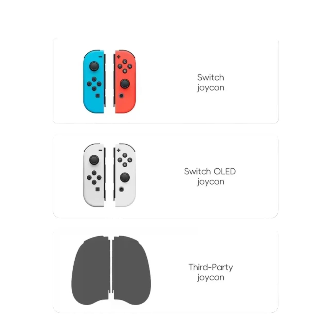 Suporte Encaixe Joy-con Nintendo Switch Grip Em V AOLION - Foto 2