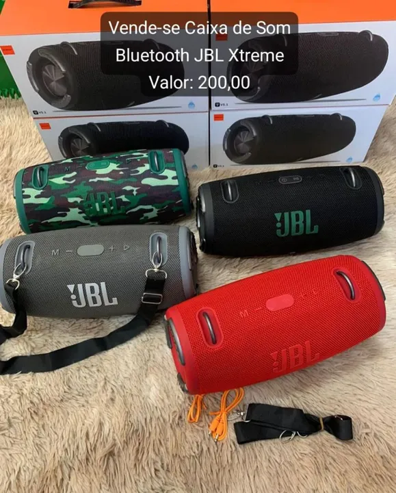 Caixa de Som Bluetooth JBL Xtreme 3 Mini Com Alça