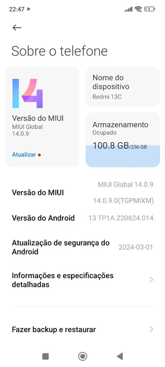 Redimi 13c top de linha