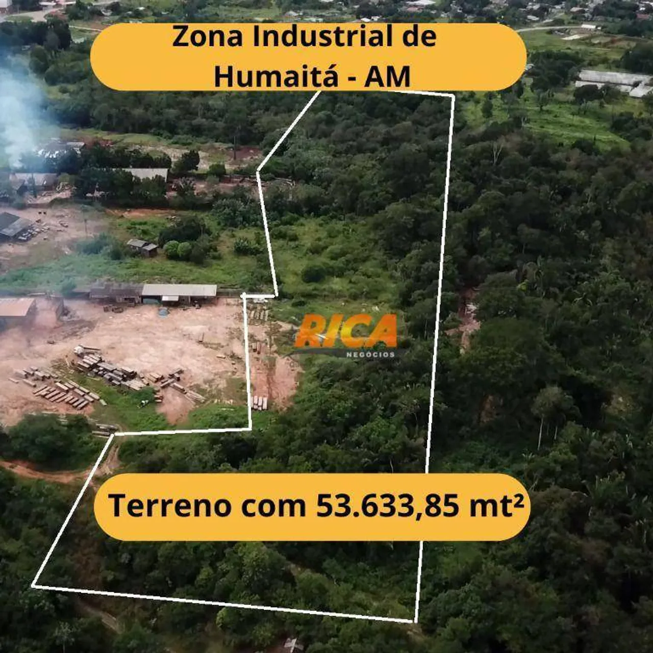 Excelente Terreno medindo 53.633,85mil m² à venda em Humaitá/AM