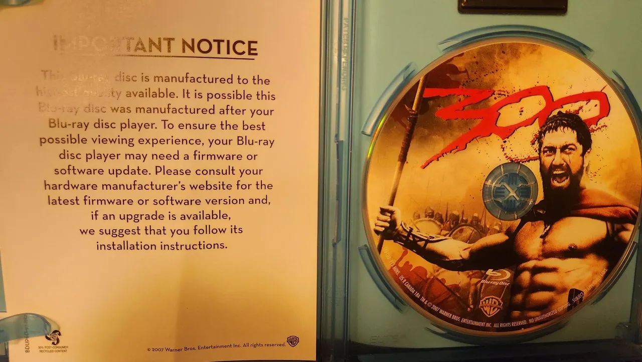 300 - Blu-ray (importado - comprado nos EUA) - Foto 2
