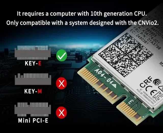MÓDULO INTEL® WI-FI 6 AX201NGW + BLUETOOTH 5.2 NGFF M.2 2230 - Foto 5