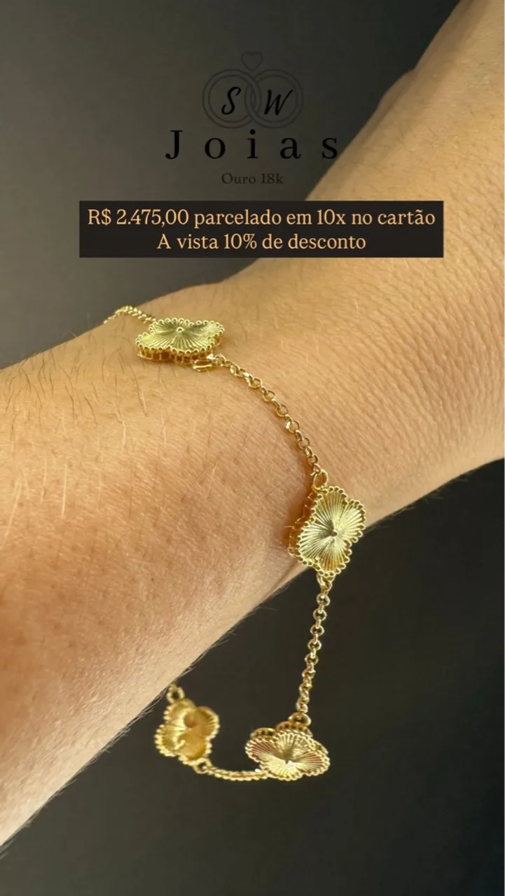 Pulseira Ouro 18k