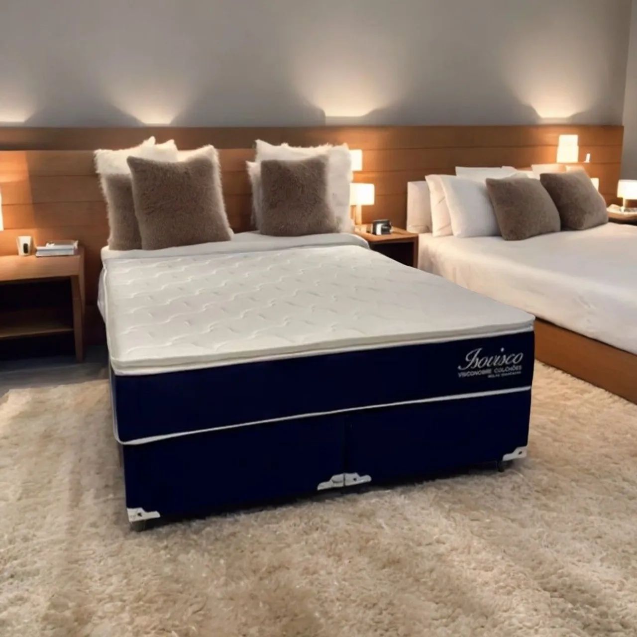 Cama Casal Box Prime c/ pillow (entrega grátis e imediata p/Fortaleza) - Foto 3